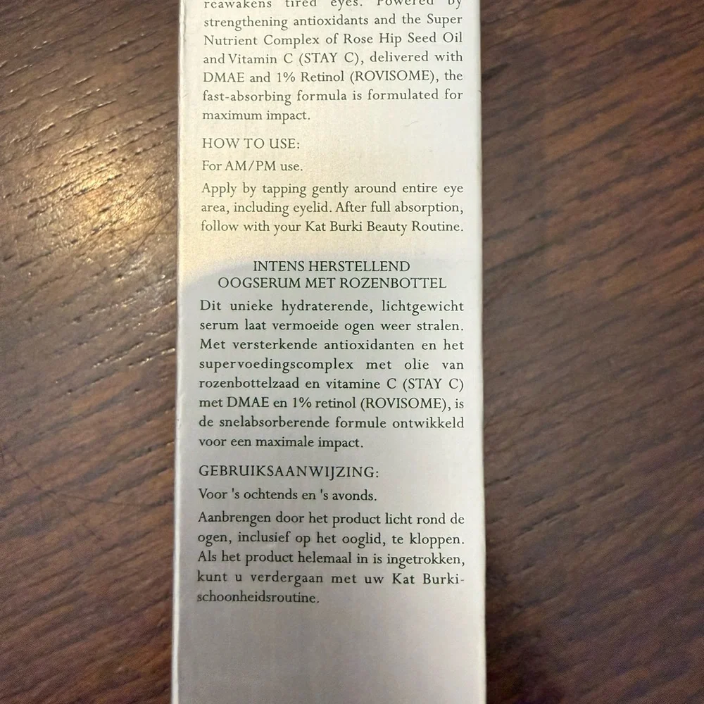 Volition Sémillon Overnight Retinol Serum /Kat Burki Intense Recovery Eye Serum - Picture 5 of 7